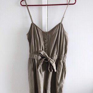 Aerie, Green Romper, Medium